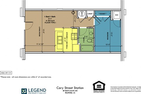 Cary Street Station Floorplan